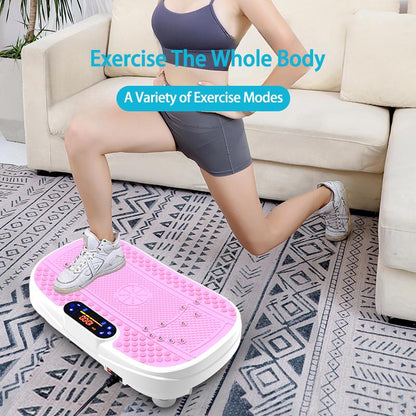 [SAYGOGO] Vibration Plate Fitness Platform Exercise Machine Vibrating Shaking Full Body Shaker Workout Vibrate Stand Shake Board Sport Gym for Fitness Machine