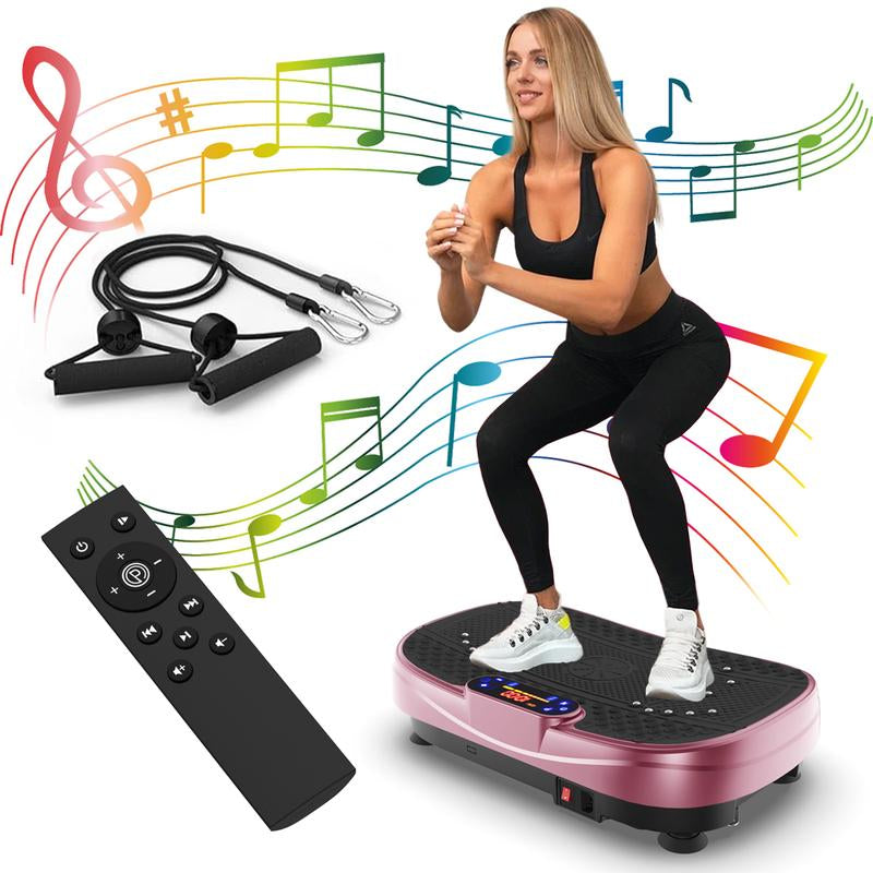 [SAYGOGO] Vibration Plate Fitness Platform Exercise Machine Vibrating Shaking Full Body Shaker Workout Vibrate Stand Shake Board Sport Gym for Fitness Machine