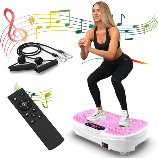 [SAYGOGO] Vibration Plate Fitness Platform Exercise Machine Vibrating Shaking Full Body Shaker Workout Vibrate Stand Shake Board Sport Gym for Fitness Machine